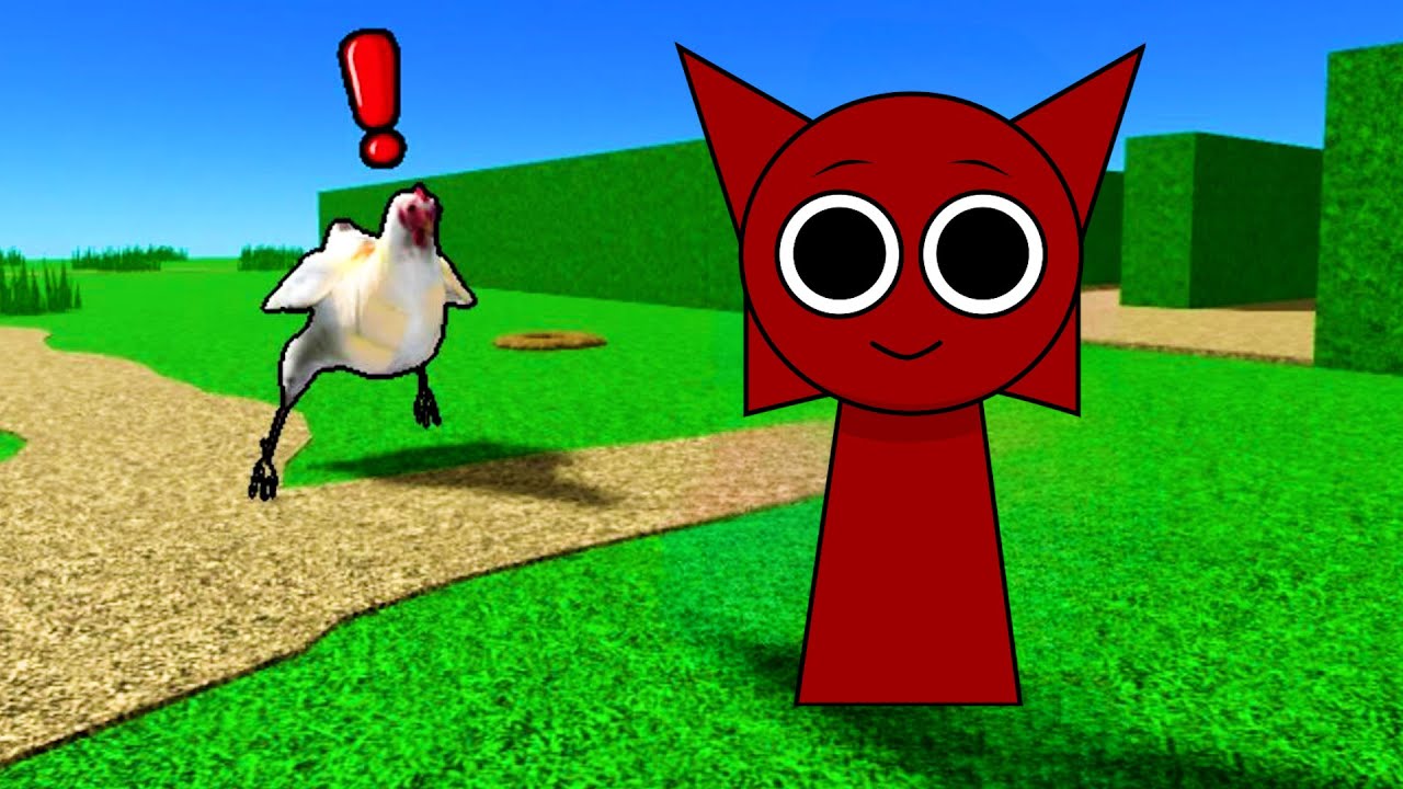 Sprunki Mroona Played Chicken Obby in ROBLOX | Incredibox Sprunki