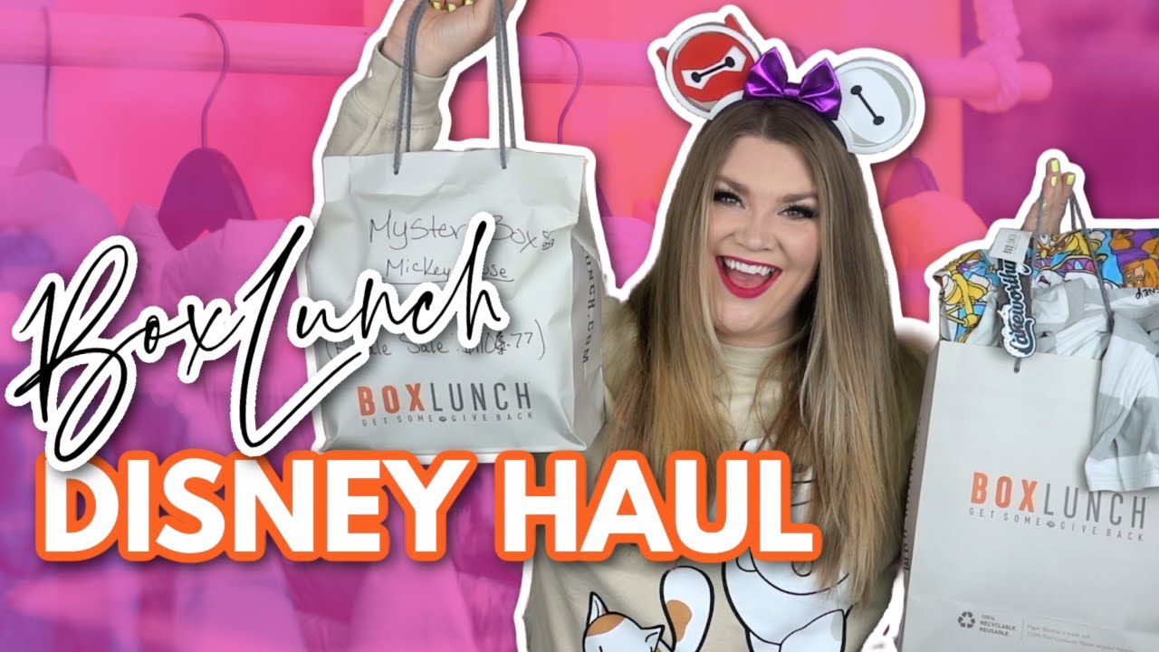 BoxLunch DISNEY Haul & Mystery Grab Bag ✨🏰✨What I bought with my BoxLunch Money 🐭 April 2021
