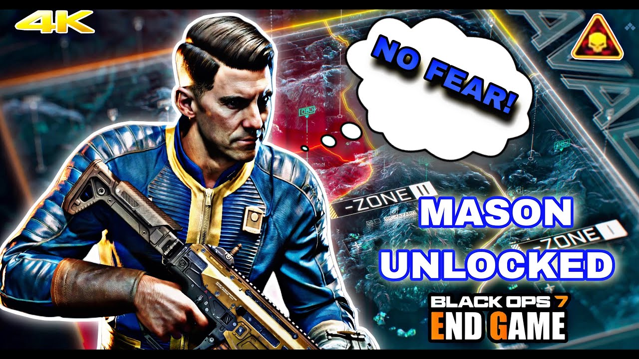 ⚫️BO7 ENDGAME⚫️ I FINALLY UNLOCKED  “NO FEAR” MASON IN ENDGAME! (NO COMMENTARY)