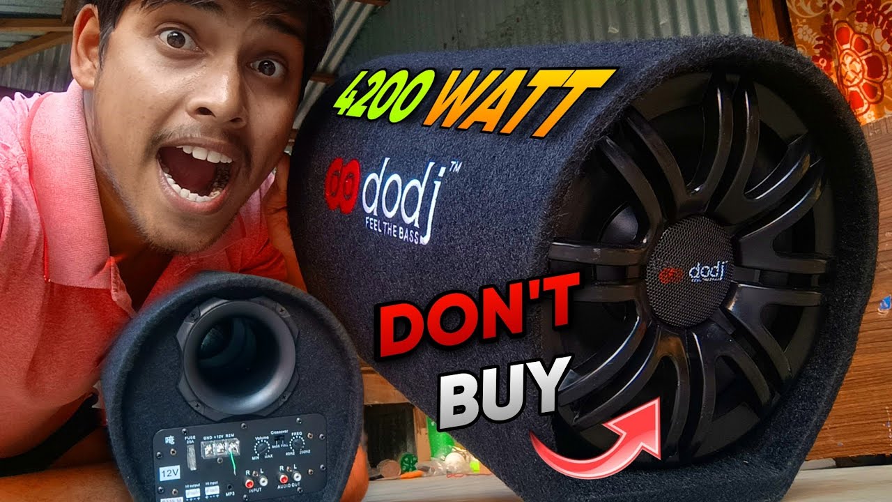 I Tested Cheapest Bass Tube Available Online ₹2300 Only | DODJ 8  Inch Basstube Unboxing | BASS TUBE