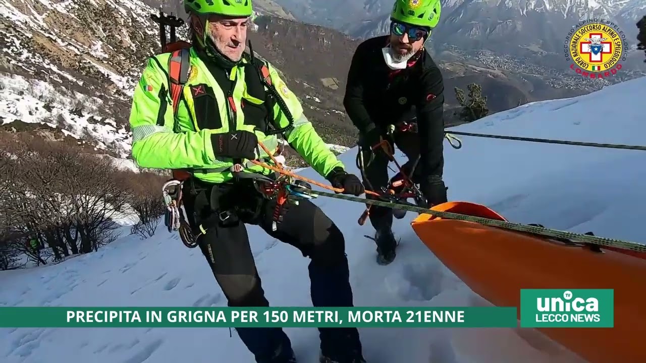 Precipita in Grigna per 150 metri, morta 21enne