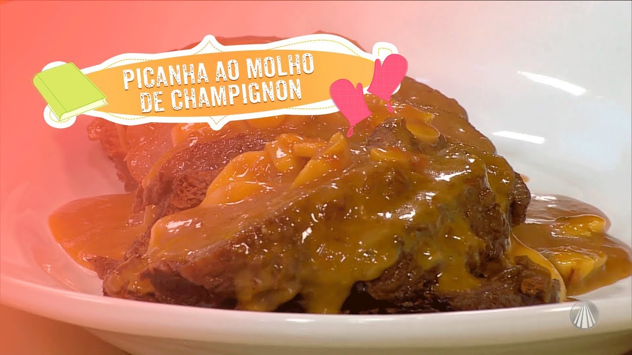 Picanha ao molho de champignon por Roberto Augusto