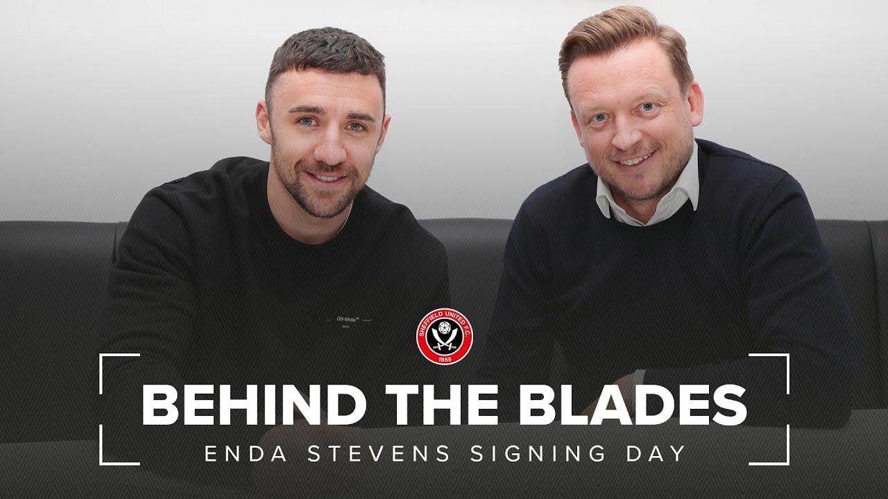 Enda Stevens behind the scenes contract signing day | Enda Stevens signs new deal until 2023.