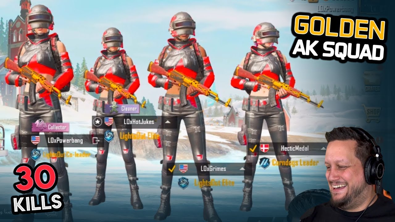ЗОЛОТОЙ ОТРЯД АК - ЭРАНГЕЛЬ ЭЛИТА - PUBG Mobile
