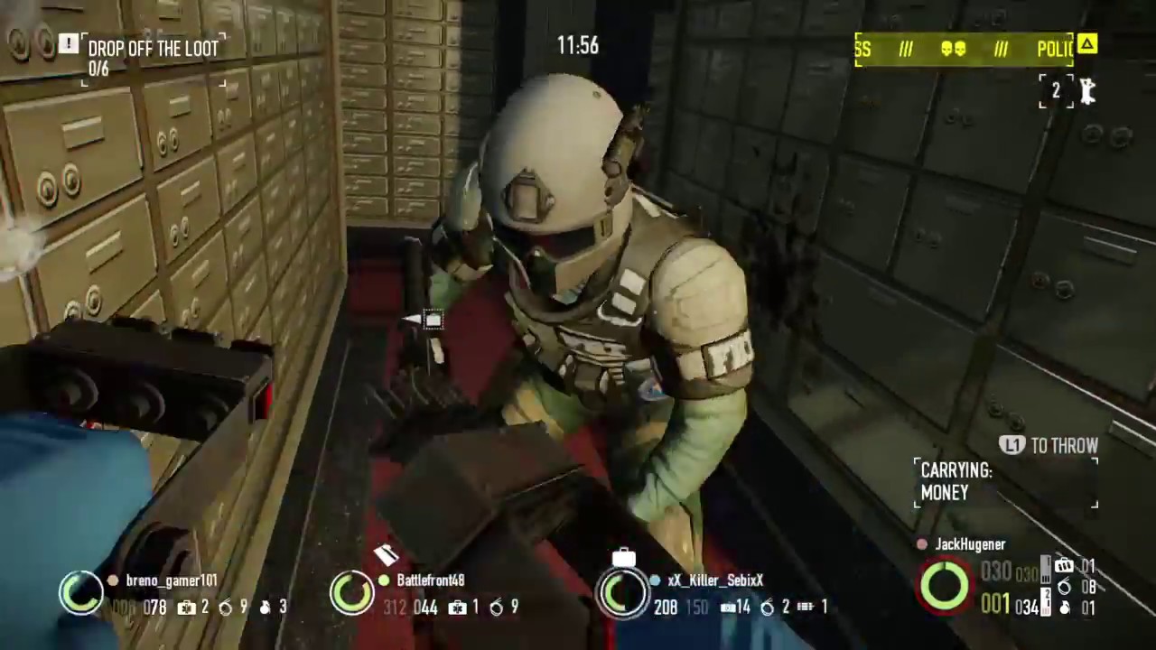 [Payday 2] Unable to Throw Bag Glitch