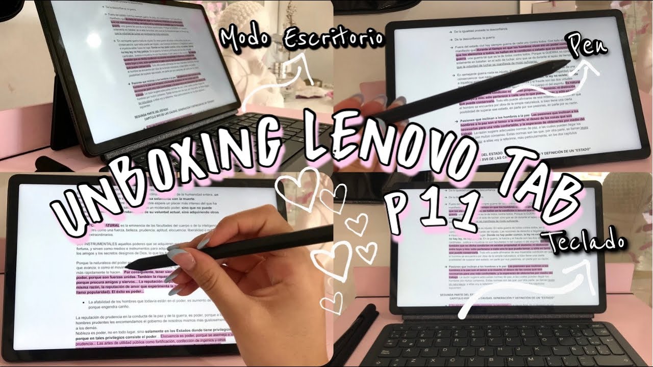 unboxing ☕️ lenovo tab p11 + accesorios