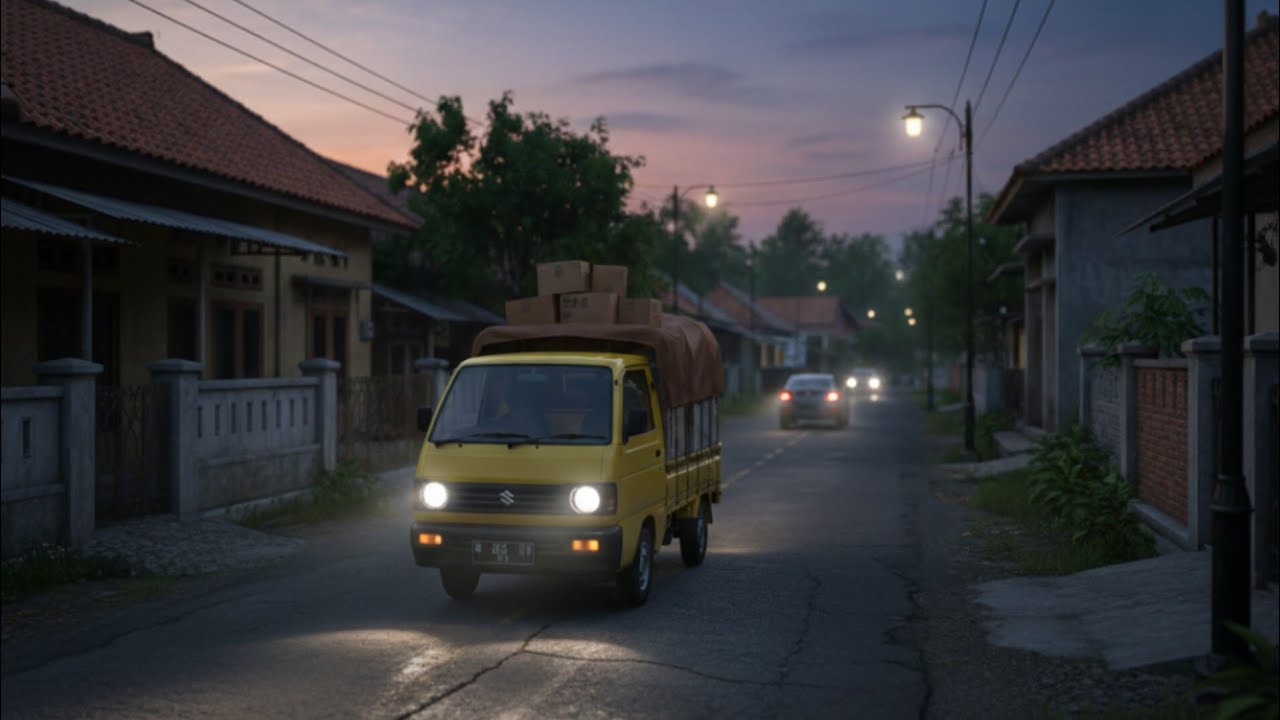 Long Route Delivery 200KM+ 🚛💨 | Truck Simulator Indonesia