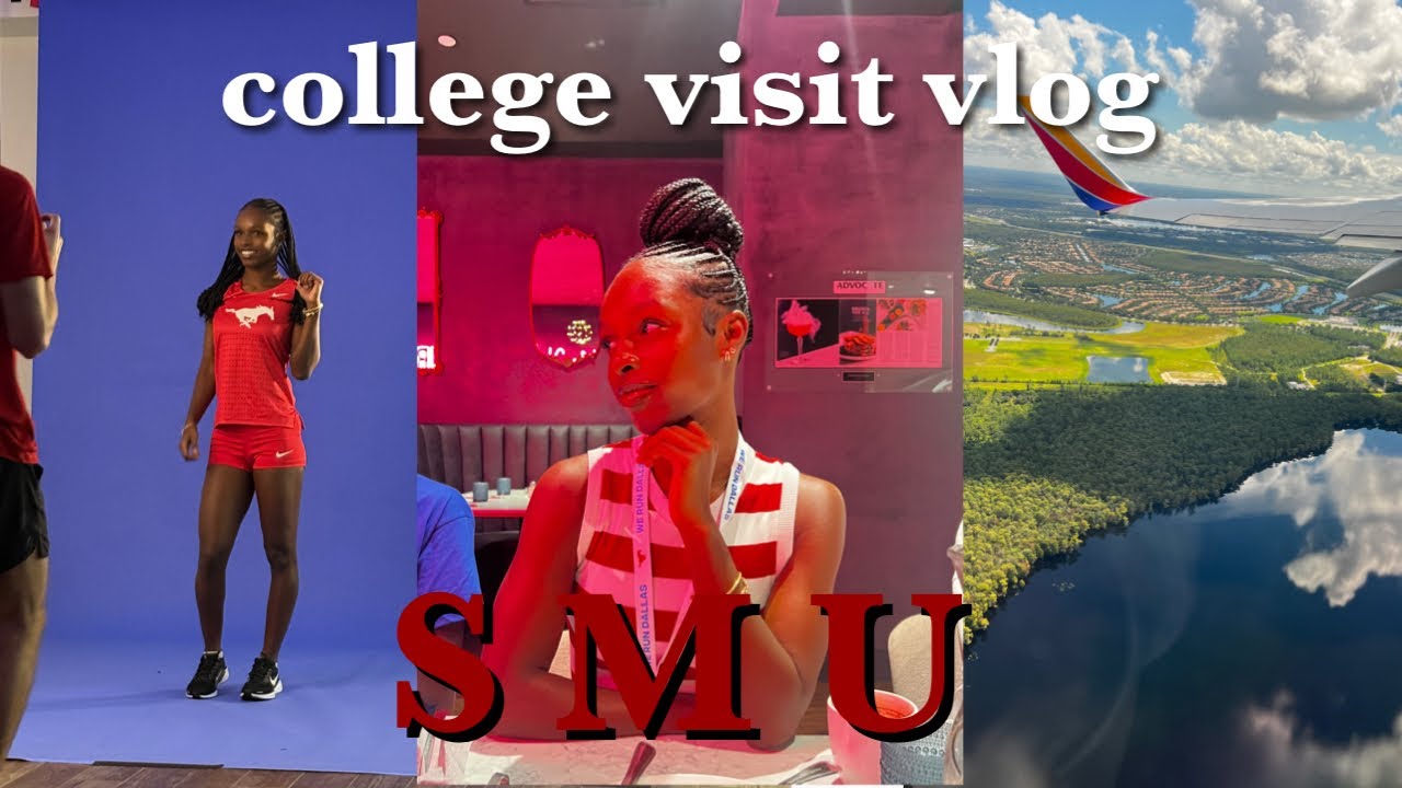 SMU Track & Field College Visit | Travel, Campus Tour & Football Game 