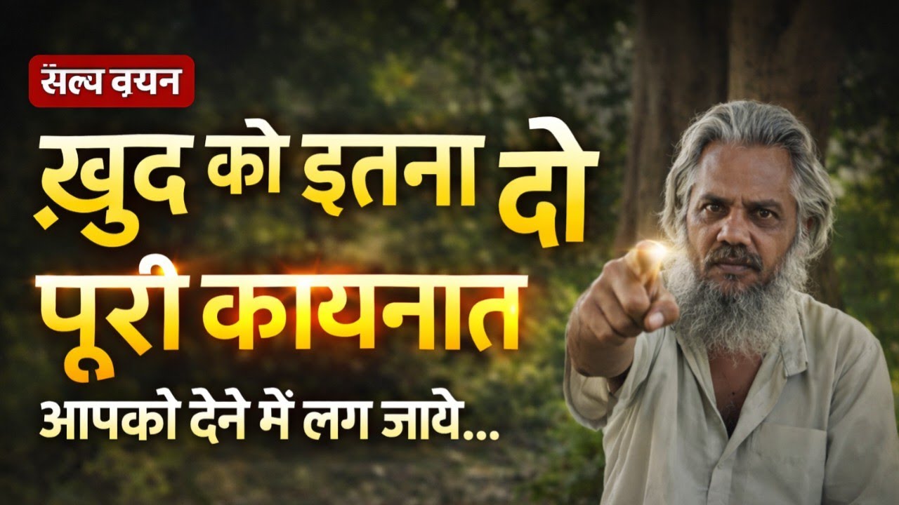 खुद को ऐसा बना लो कि पूरी कायनात आपको देने लगे ।Powerful Hindi Spiritual Speech | Law of Attraction