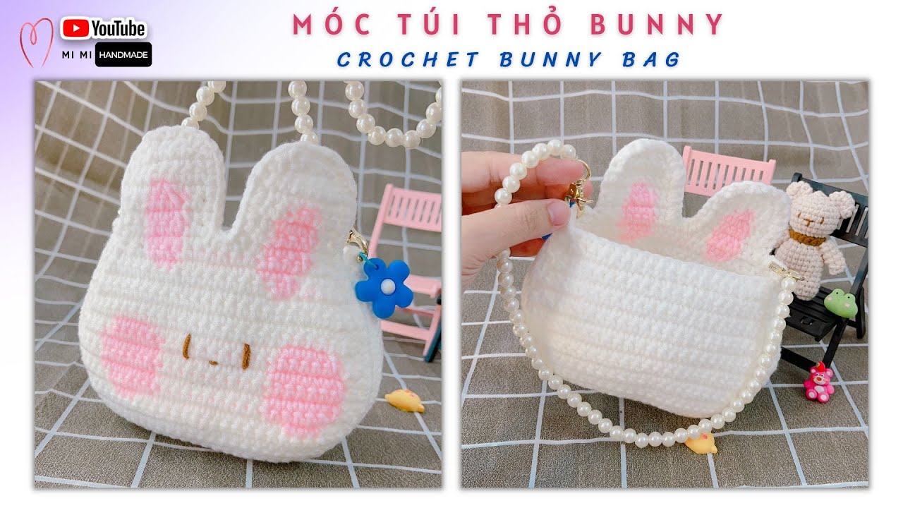 Crochet Bunny Bag 🐰 Móc Túi Thỏ Bunny Siêu Cưng Từ Len Milk Cotton 🫶🏻 Mimi Handmade