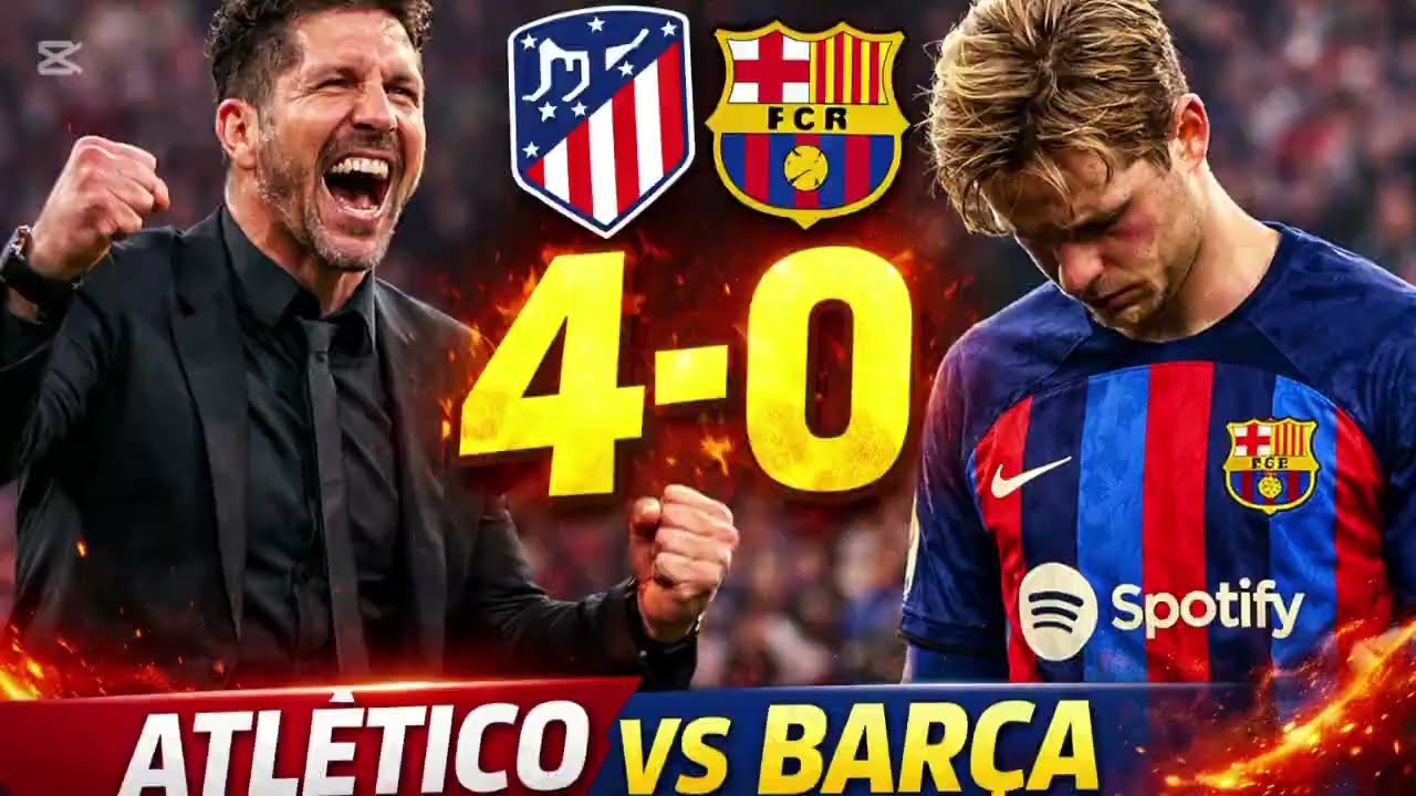 Atletico Détruit Barça 4:0