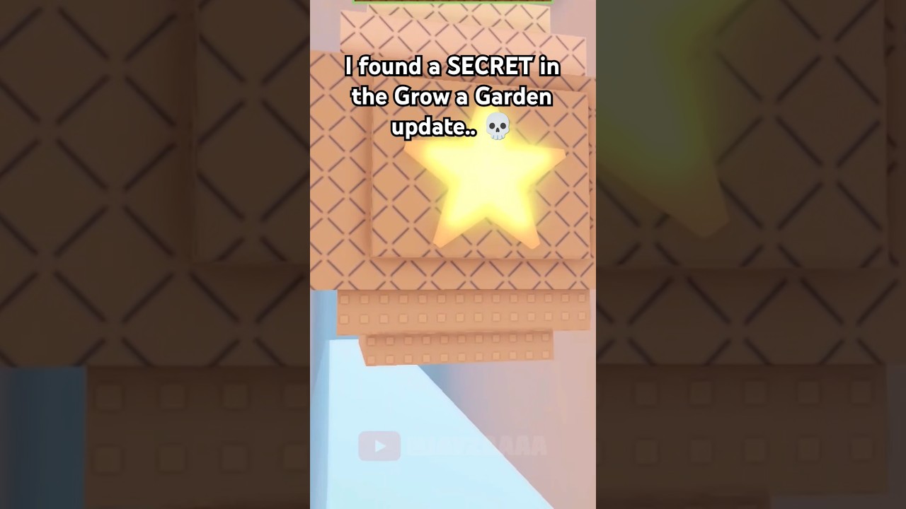 SECRET In Grow a Garden UPDATE 💀 #roblox #growagarden #update #secret #funny #memes #shorts