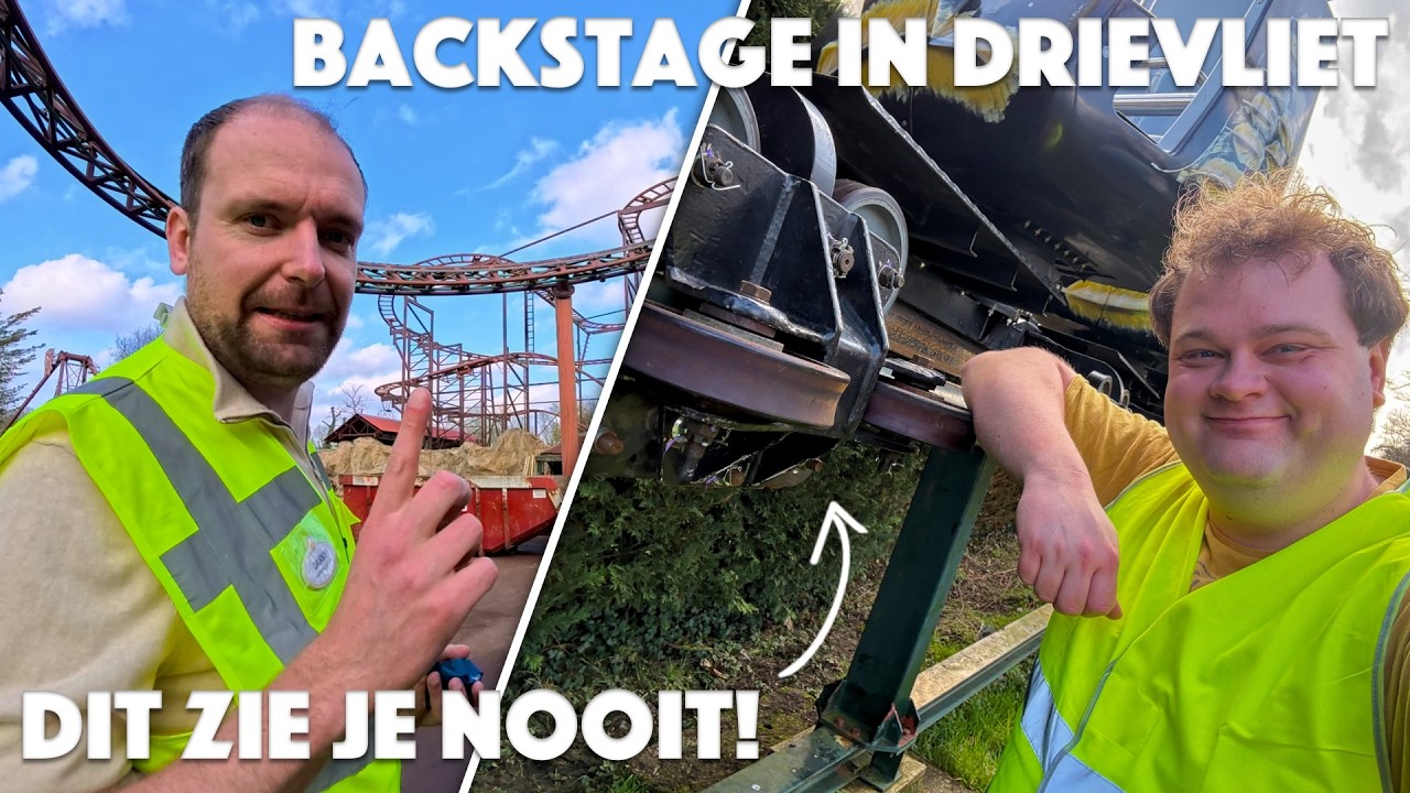 Wat gebeurt er in een pretpark als het gesloten is? Achter de schermen bij Drievliet!