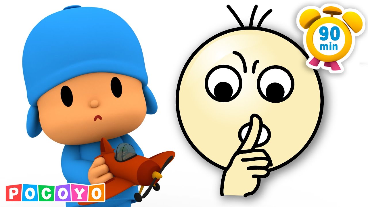 🤫 The SILENCE CHALLENGE | SHHHH - Don't Make a Sound! | Pocoyo English | Cartoons for Kids