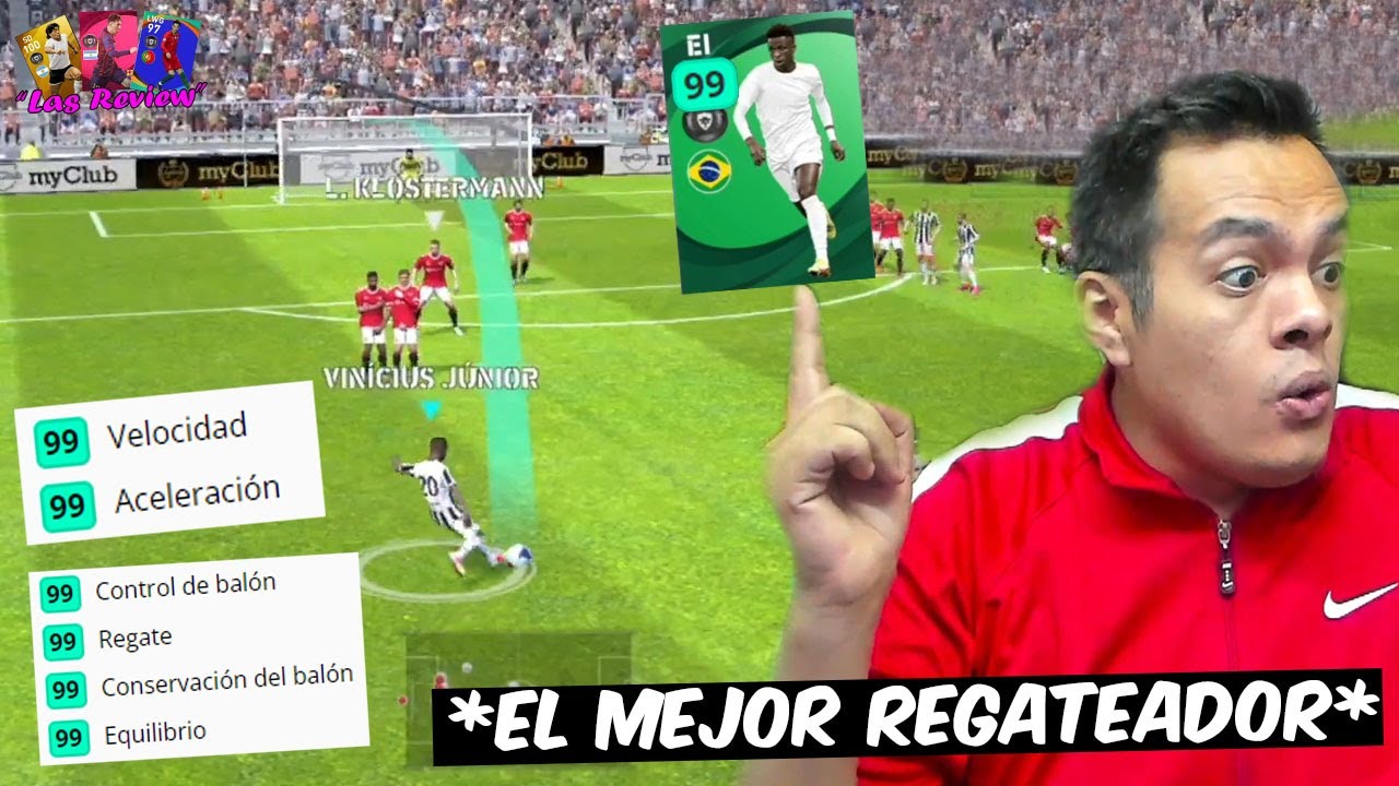 REVIEW VINICIUS JUNIOR *99* Que no te Engañe su Finalización | PES 2021 Mobile | Review #19