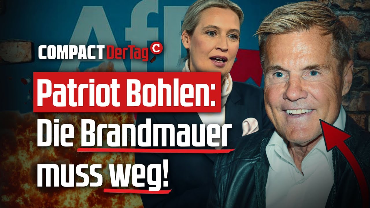 Patriot Bohlen: Die Brandmauer muss weg!💥