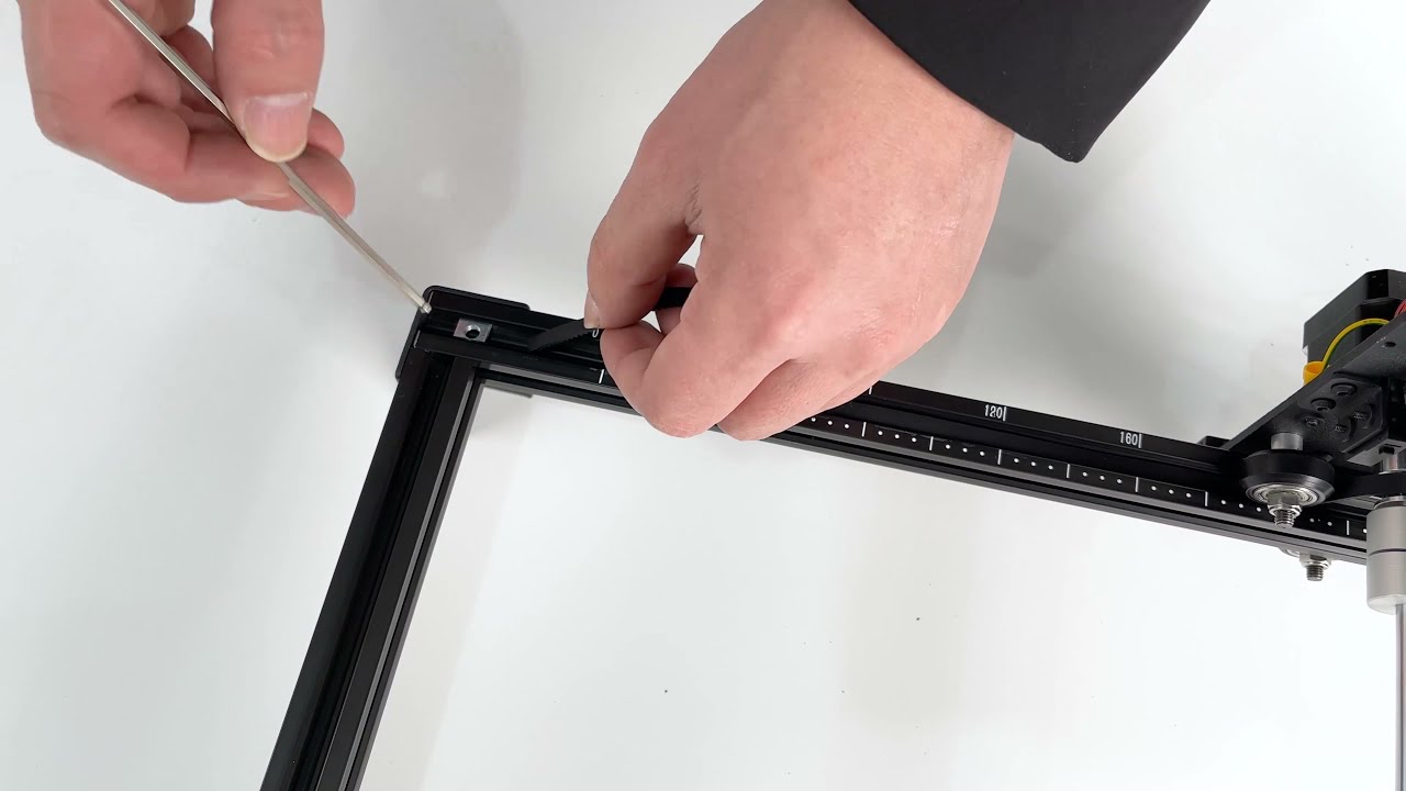 4.Install the sync belt FLYINGBEAR LaserMan Laser Engraver