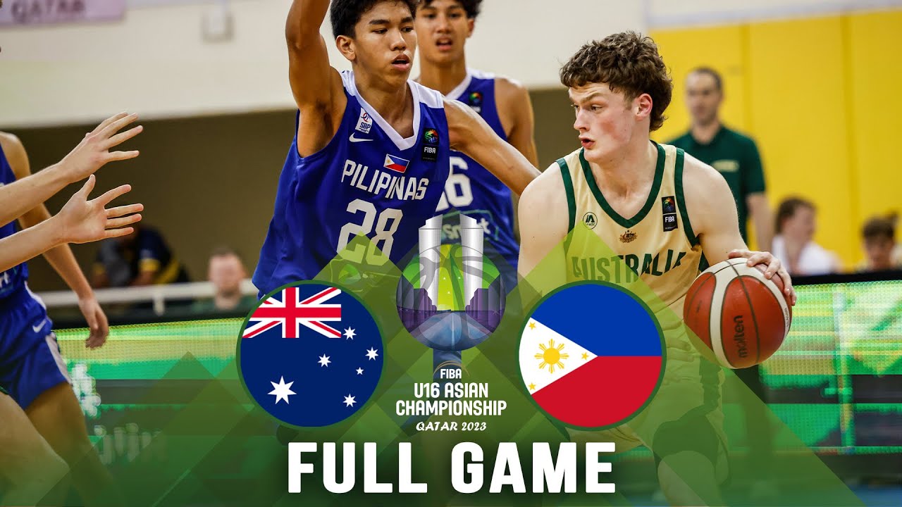 SEMI-FINALS Australia v Philippines | Full Basketball Game | FIBA U16 Asian Championship 2023
