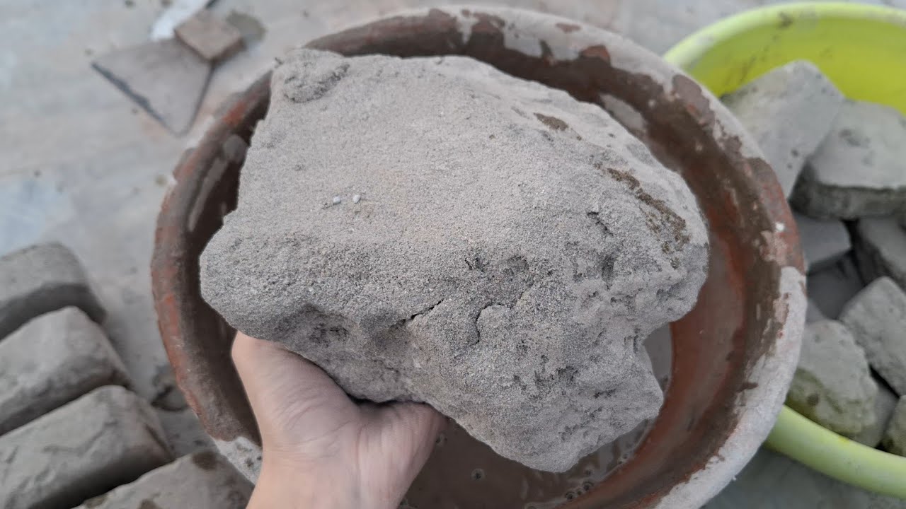 ASMR Pure sand dry&water crumbling edits satisfying