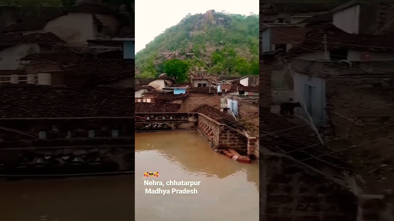 Nehra village🥰 chhatarpur mp Nature beauty #pahadi #trending #nehra #village