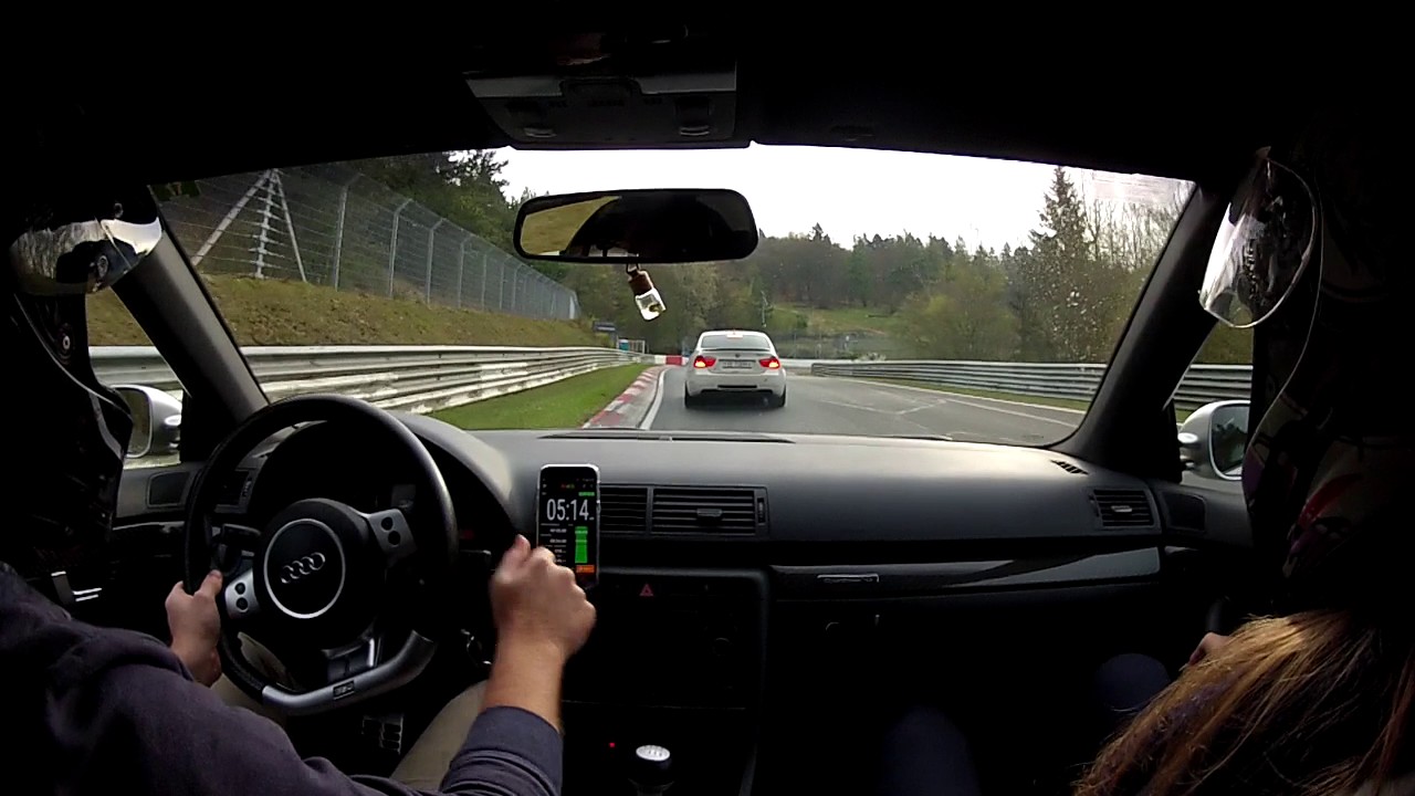 Audi RS4 B7 V8 4.2 vs BMW M3 E90 8:17 BTG Nürburgring Nordschleife 16.04.17