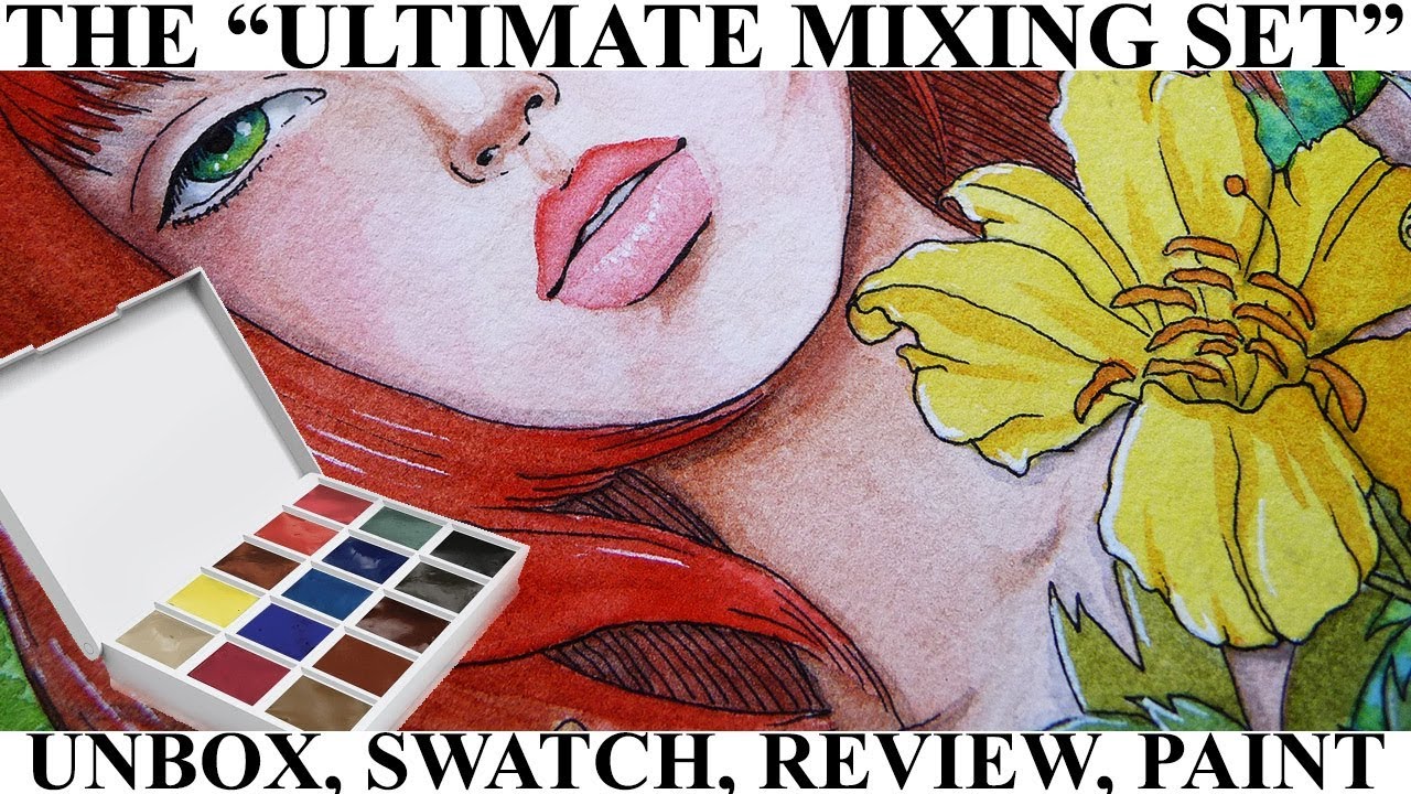 Daniel Smith ULTIMATE MIXING SET Review Half Pan Watercolor Jane Blundell + PROBLEM PALETTE Hack