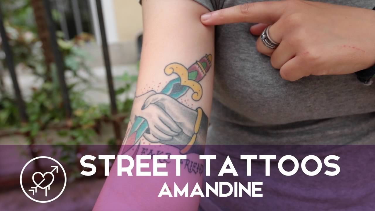 Street Tattoos – Amandine et ses jolies lignes