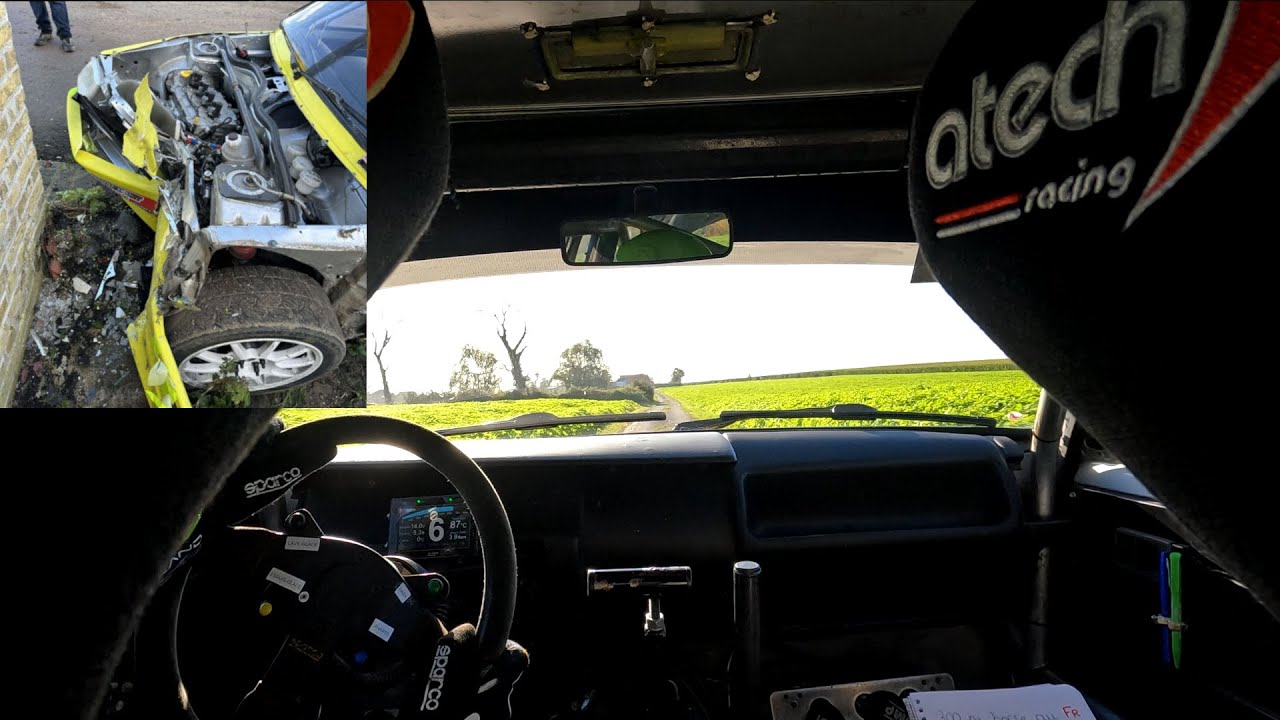 Rallye Pays du Lin 2024 ES3 ONBOARD CRASH Renault 11 F2/14 #19 | Ammeloot Nicolas - Caremel Honorine