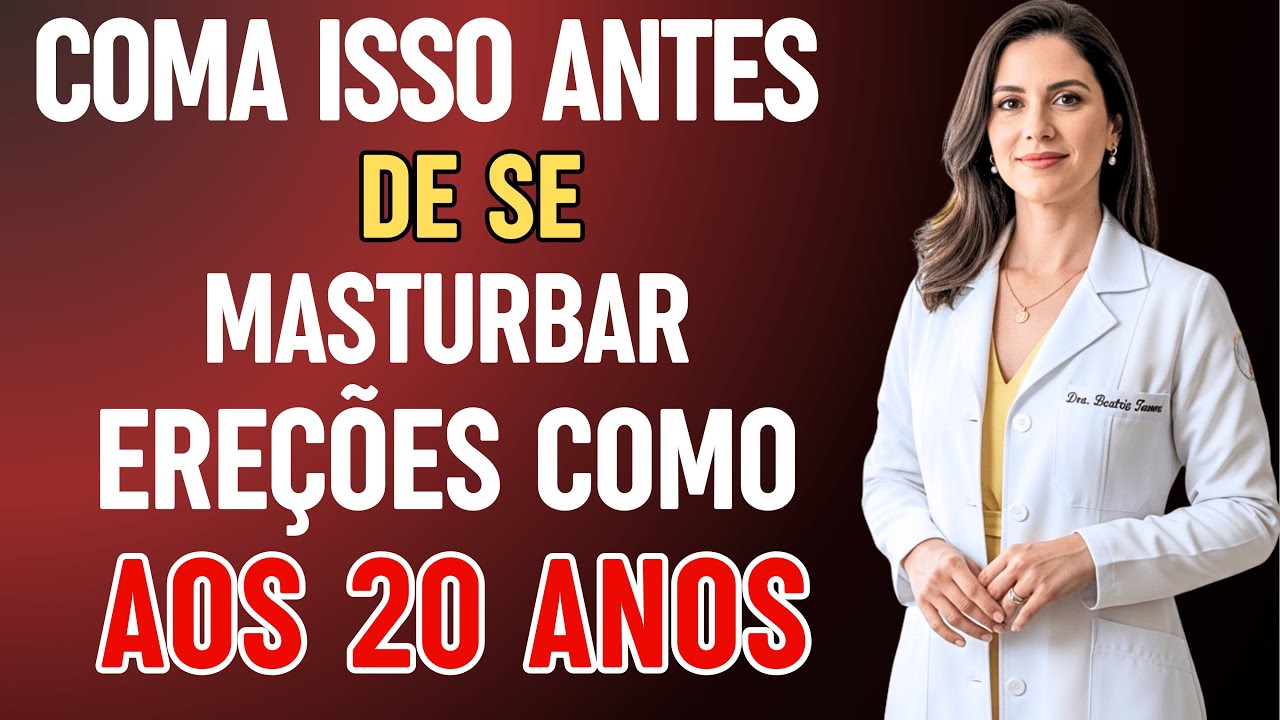 Urologista Explica: Coma ISSO antes de se masturbar... Ere&ccedil;&otilde;es Como aos 20 Anos!