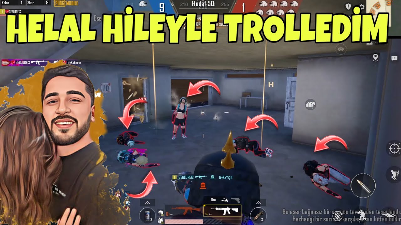 HELAL HİLEYLE AYŞO VE TAKIMINI TROLLEDİM! -PUBG MOBİLE
