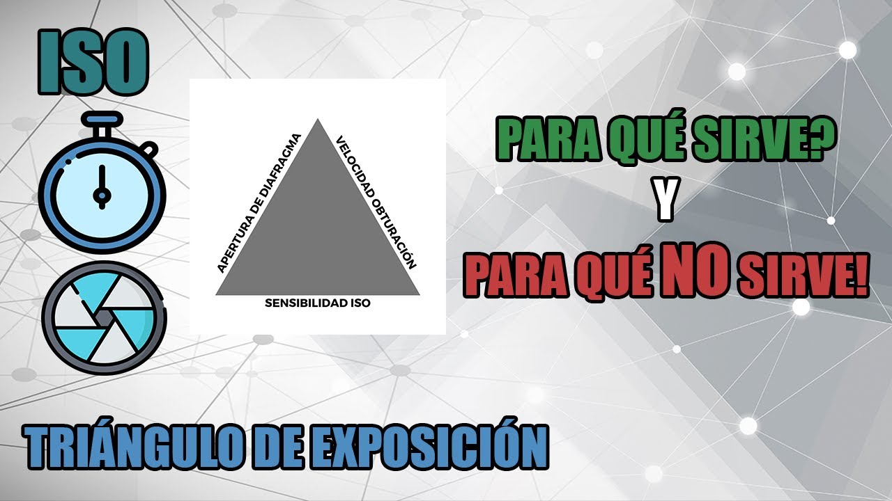 📸TRIÁNGULO DE  EXPOSICIÓN | Explicado en 10 minutos.