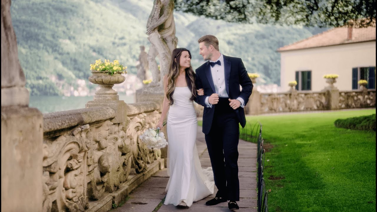 Gabriela & Matt   Villa Balbianello wedding Como Lake