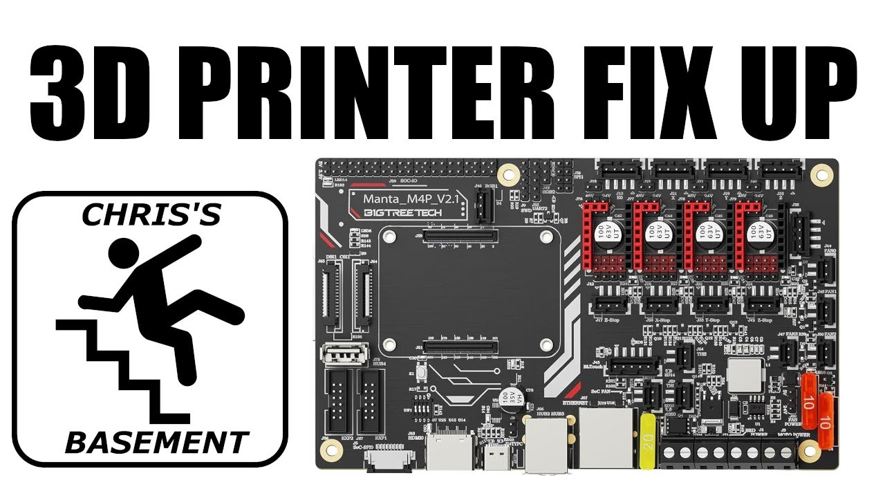 3D Printer Fix Up - Kingroon KLP1 - Part 1 - Hardware - Chris's Basement 2025