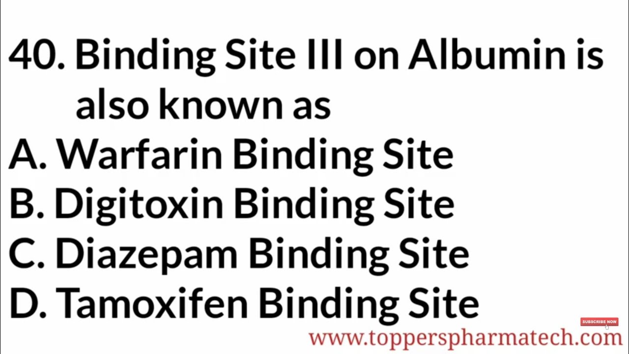 Biopharmaceutics MCQ - 3 || #PharmacistExamQuestionPaper | DCO Exam | GPAT Exam | NIPER Exam