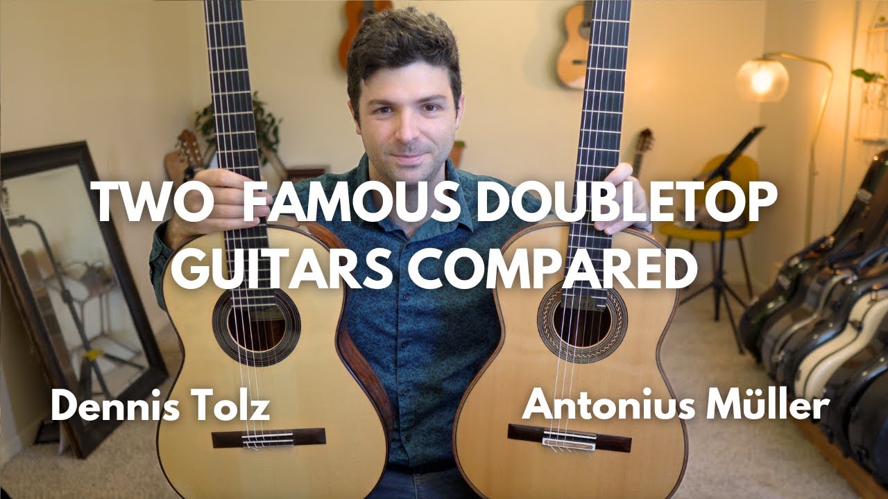 Two FAMOUS German Classical Guitars Compared | Antonius Mueller and Dennis Tolz Spruce Doubletops