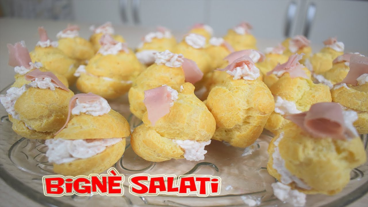 BIGNE' SALATI CON RIPIENO GOLOSO