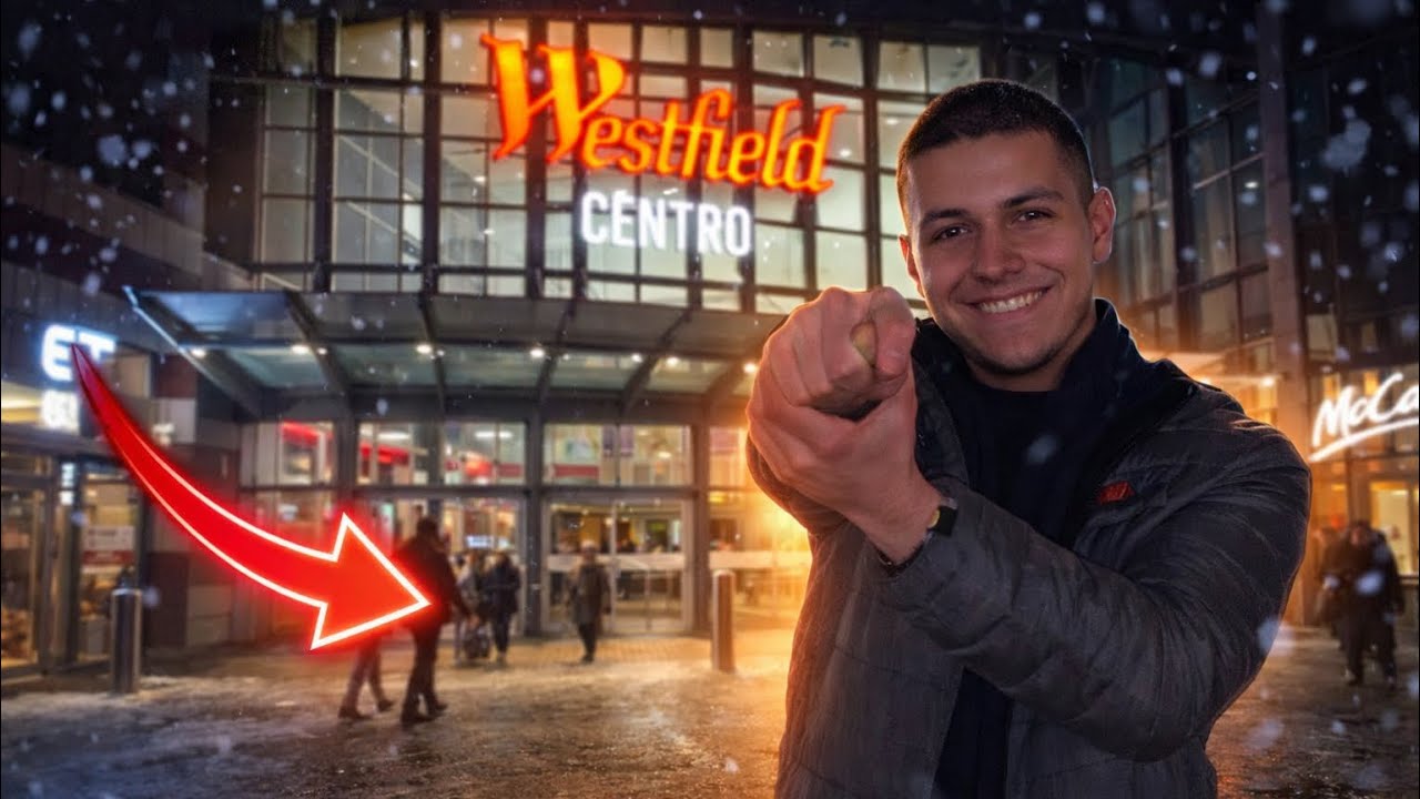 Schneeballschlacht im CentrO… 