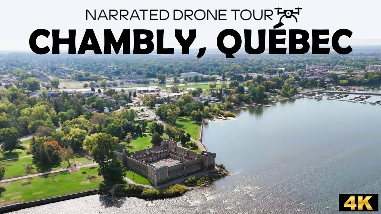 Breathtaking 4K Aerial Views of Chambly, Qu&eacute;bec 🇨🇦 | DJI Mini 4 Pro Drone Footage
