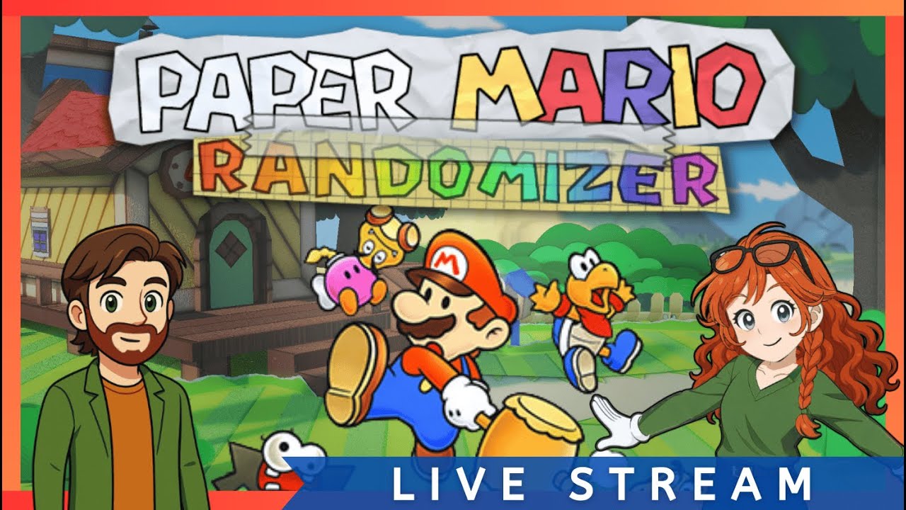 Paper Mario Randomizer - Vertical Screen Live Stream # 4