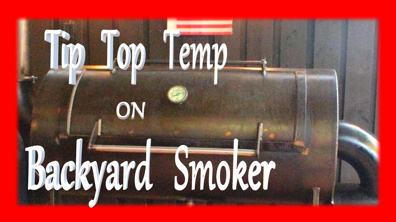 Tip Top Temp On Offset Smoker