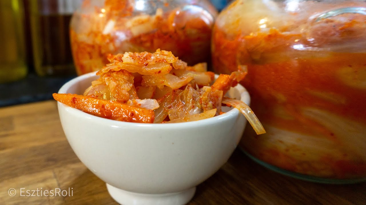 Kimchi házilag, ahogy Eszti készíti