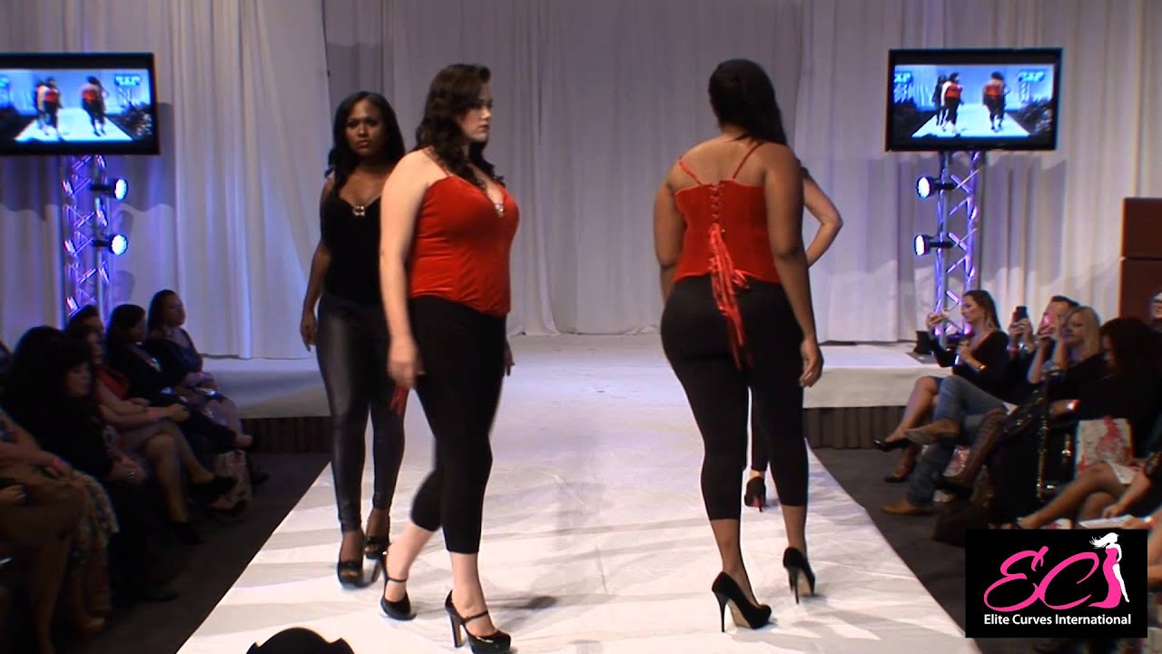 Kris Eliza Lingerie hits the runway in LA Fashion Week for Haute Curves Fashion Show