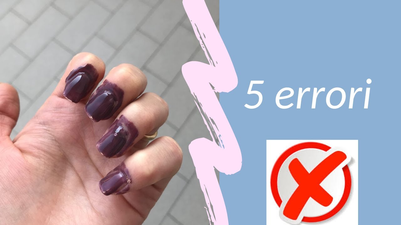 5 errori di aplicazione di semipermanente