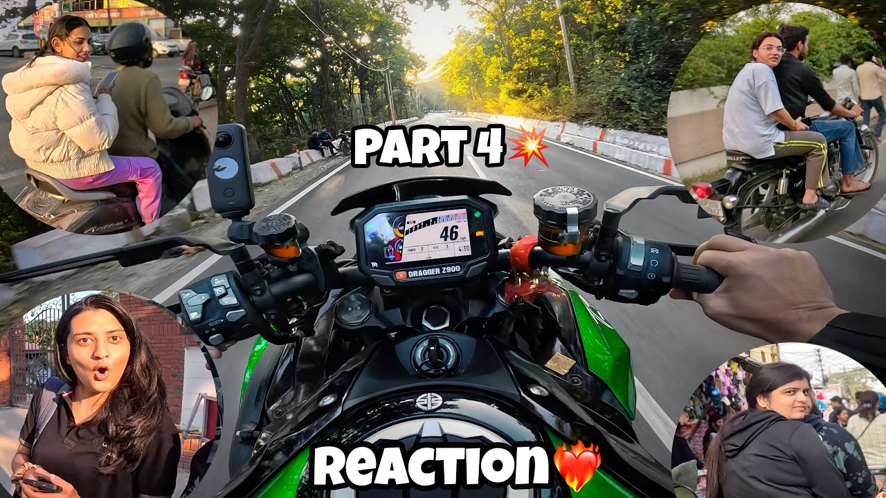 Loudest Kawasaki ZH2 in Market🤯 with Zx10r | Market Reaction | Hyper Riding #zh2 #reaction #z900