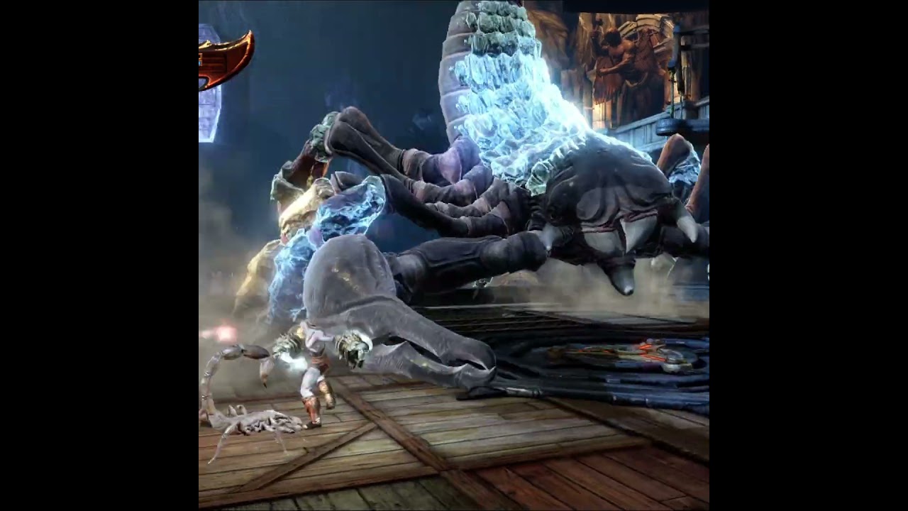 The Giant Scorpion Fight Was Pure Chaos #godofwar #playstationclassics #kratos