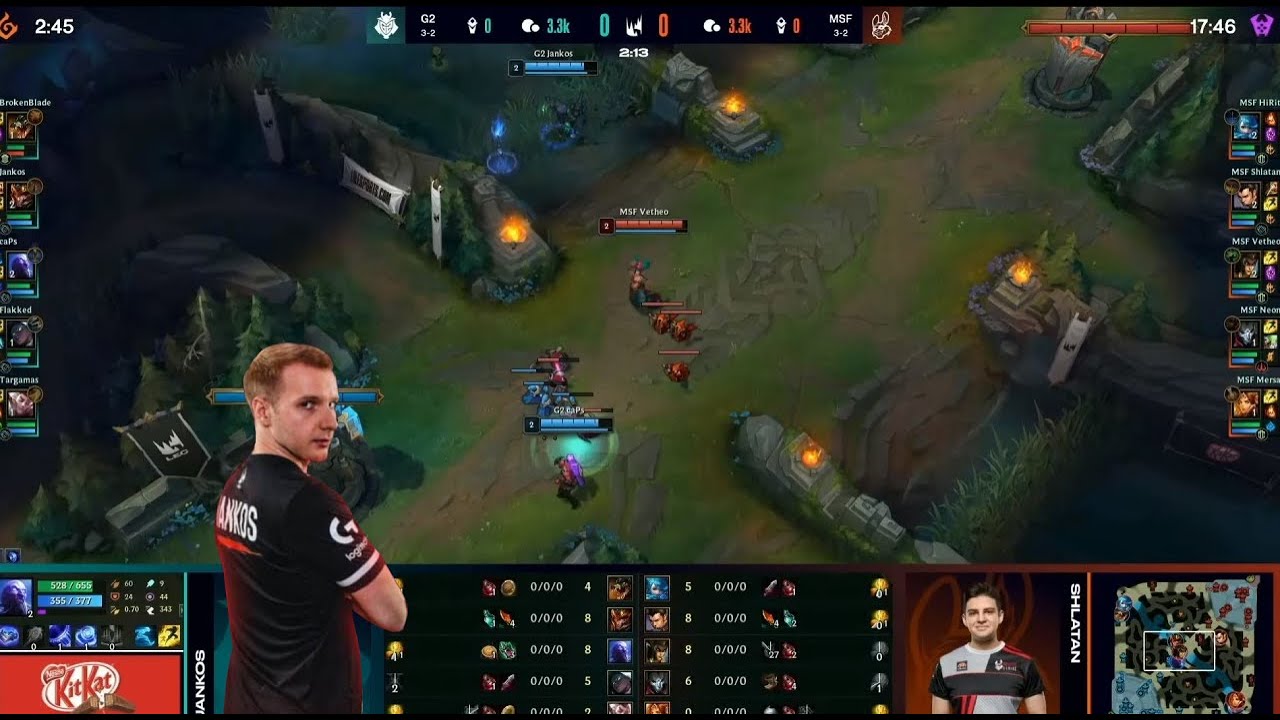 G2 Jankos 200 IQ Gank | G2 vs MSF