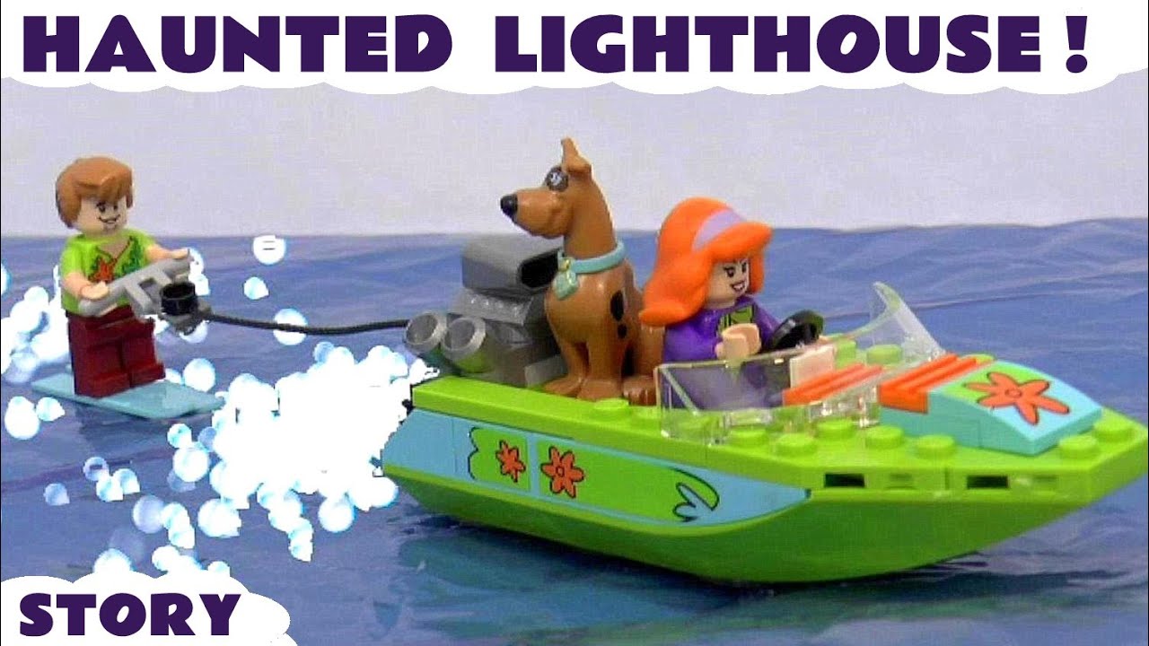 Scooby Doo LEGO Stop Motion Story With A Haunted Lighthouse