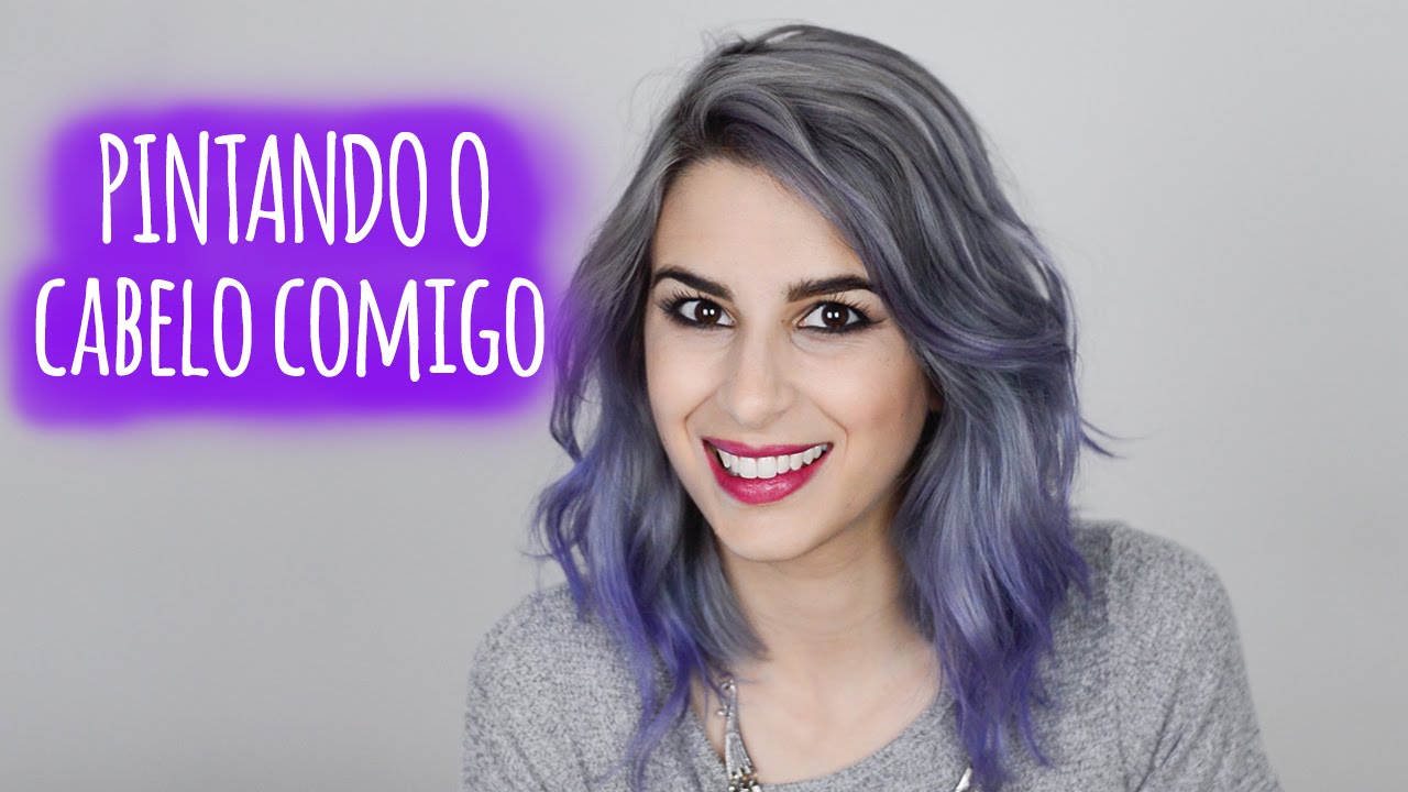 Pintando o Cabelo Comigo | Cabelo Lilás