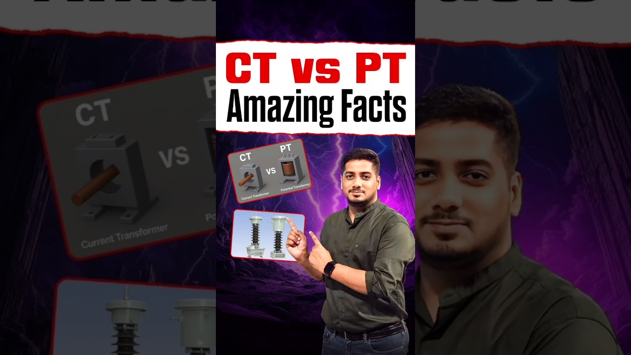 CT vs PT || Current Transformer vs Potential Transformer || Rishabh Sir (AE)