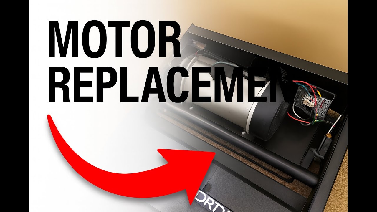 NordicTrack 25450 Drive Motor Replacement (Commercial Treadmill Repair Guide)